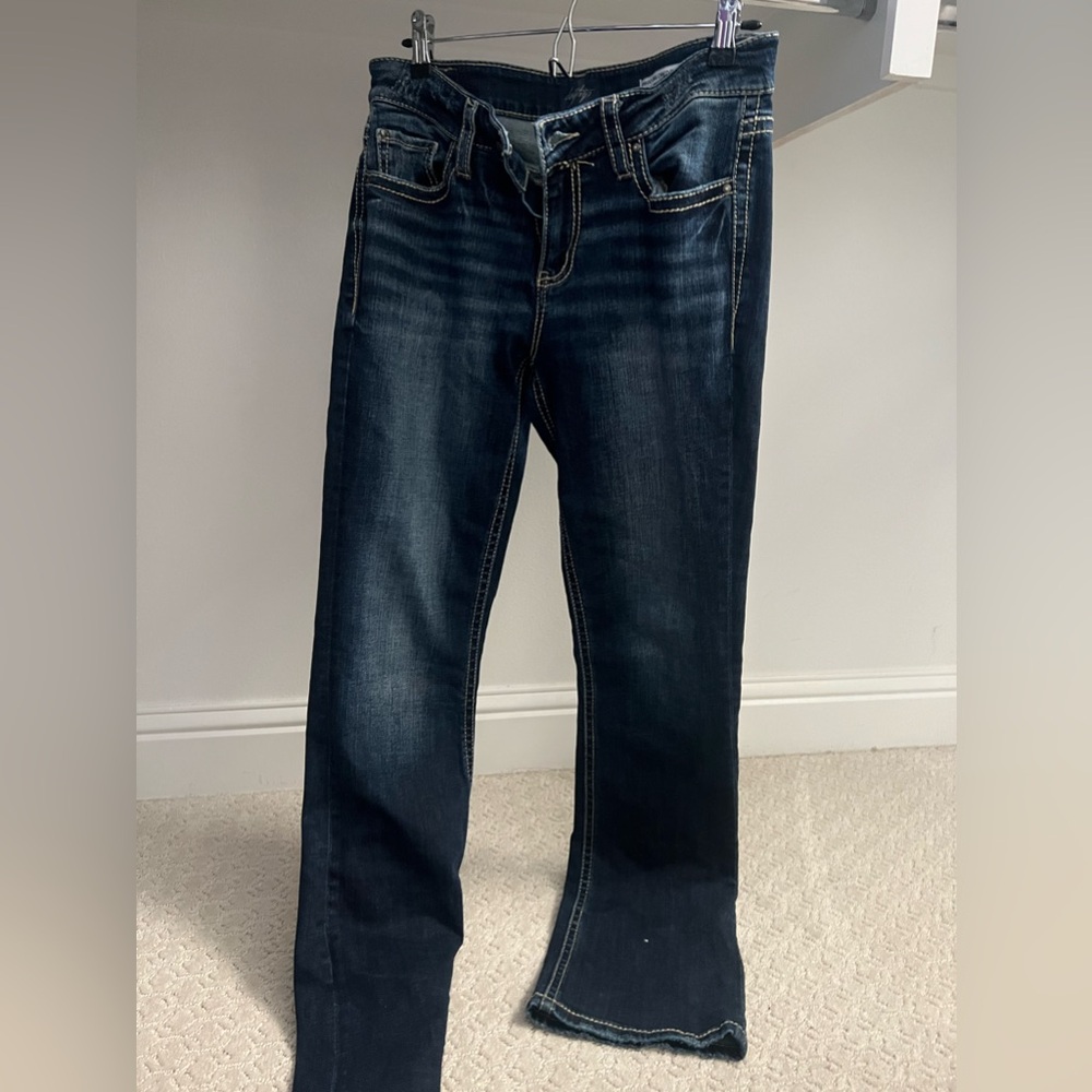 Day trip Virgo boot cut jeans dark wash